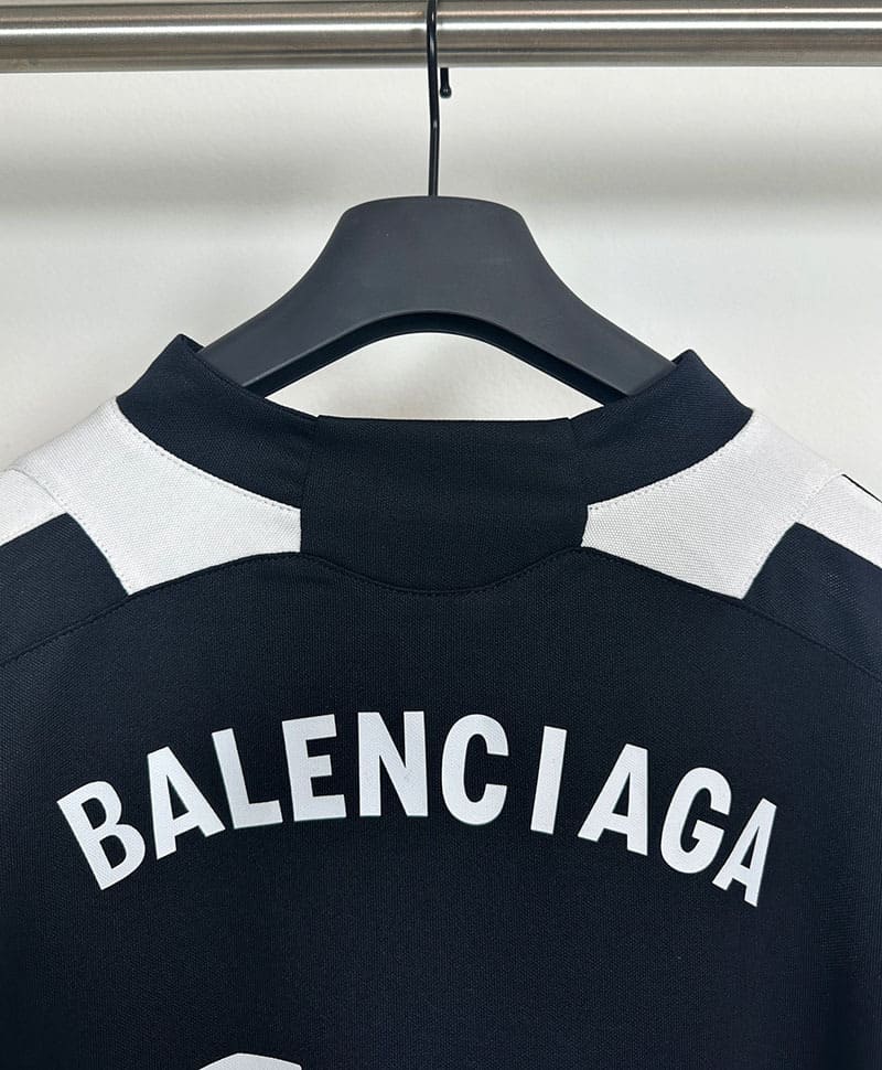 Pronta Entrega - Camiseta Balenciaga Soccer T-Shirt 'BlackWhite'