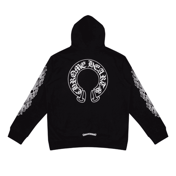 Moletom Chrome Hearts Horseshoe Floral Preto