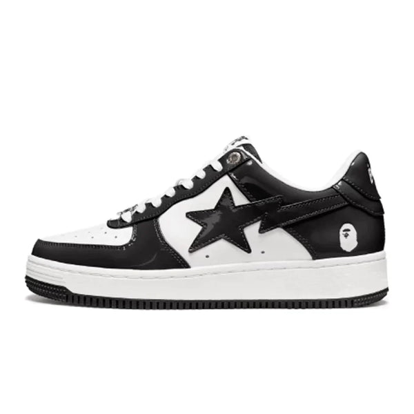 Pronta Entrega - A Bathing Ape Bape Sta Low Black White